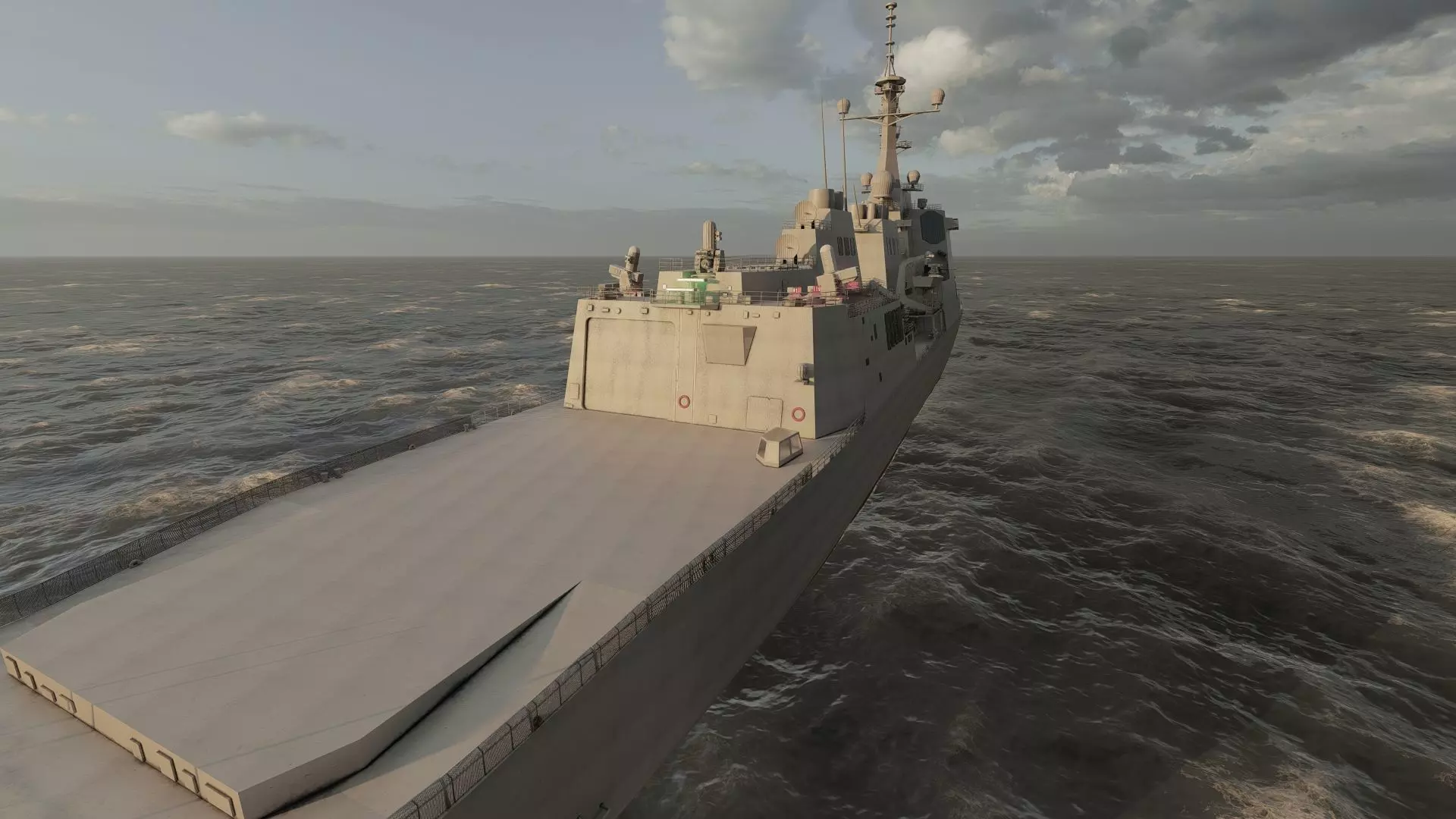 US NAVY USSN DESTROYER 3D model_15