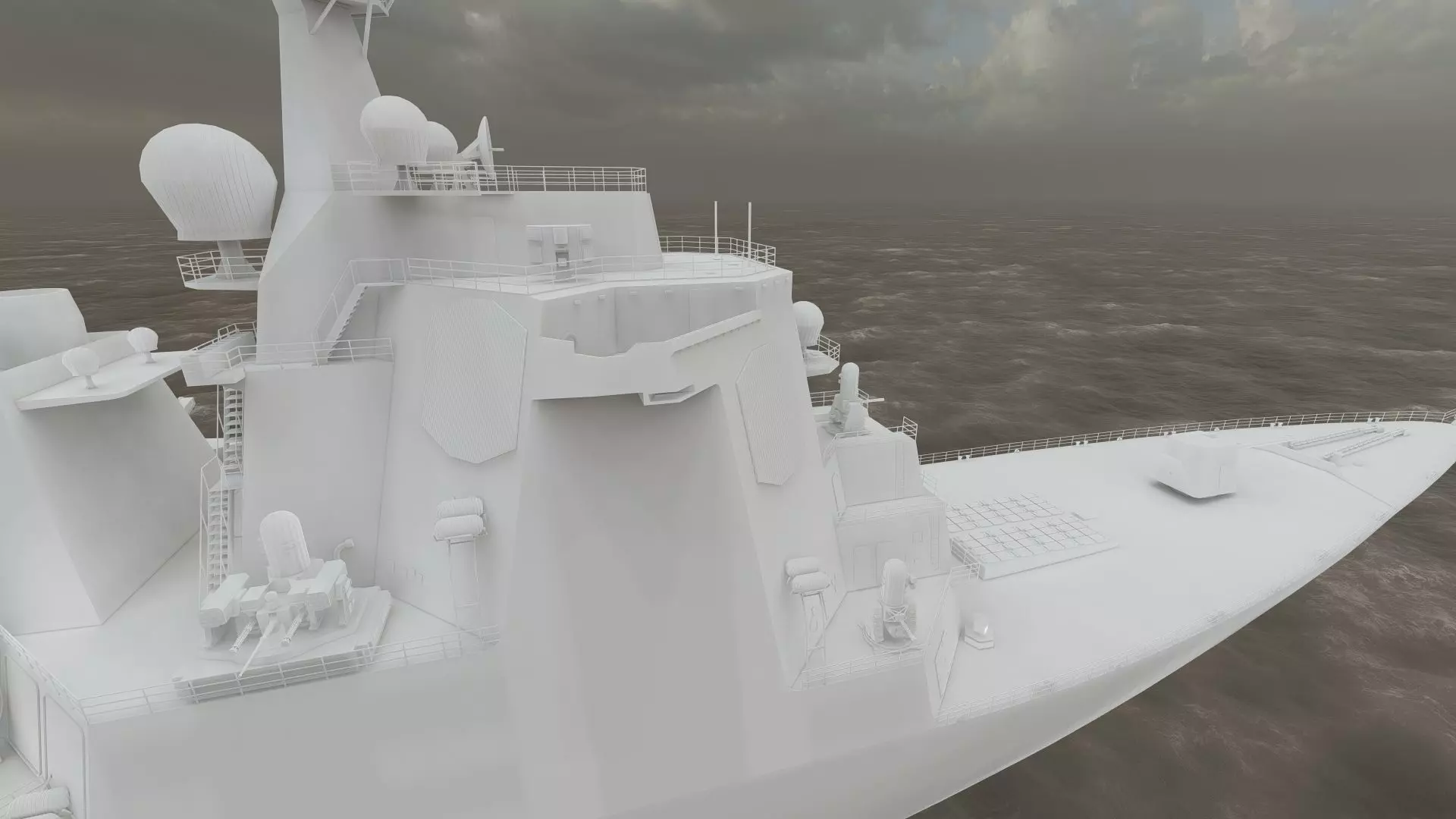 US NAVY USSN DESTROYER 3D model_44