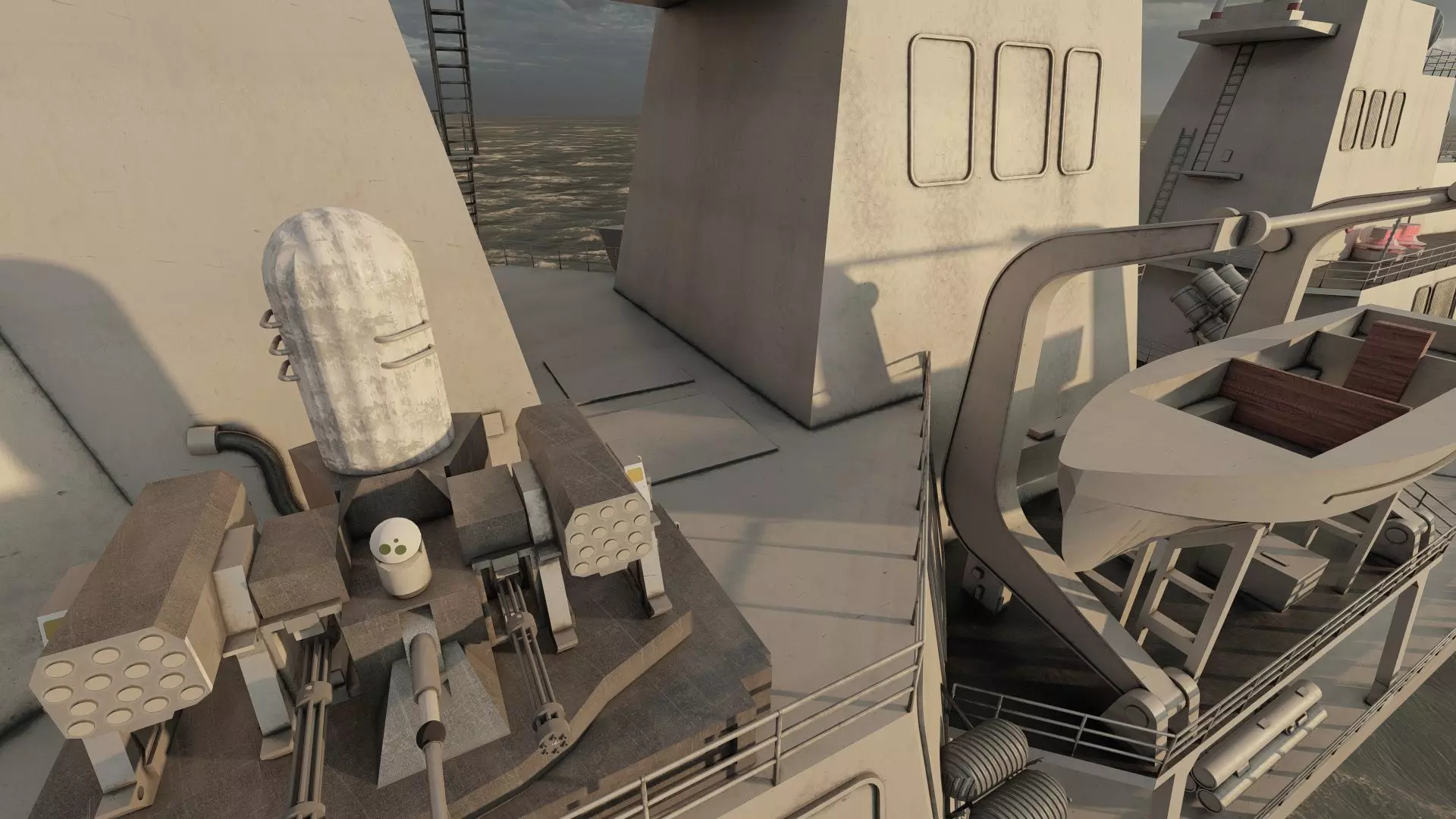 US NAVY USSN DESTROYER 3D model_28