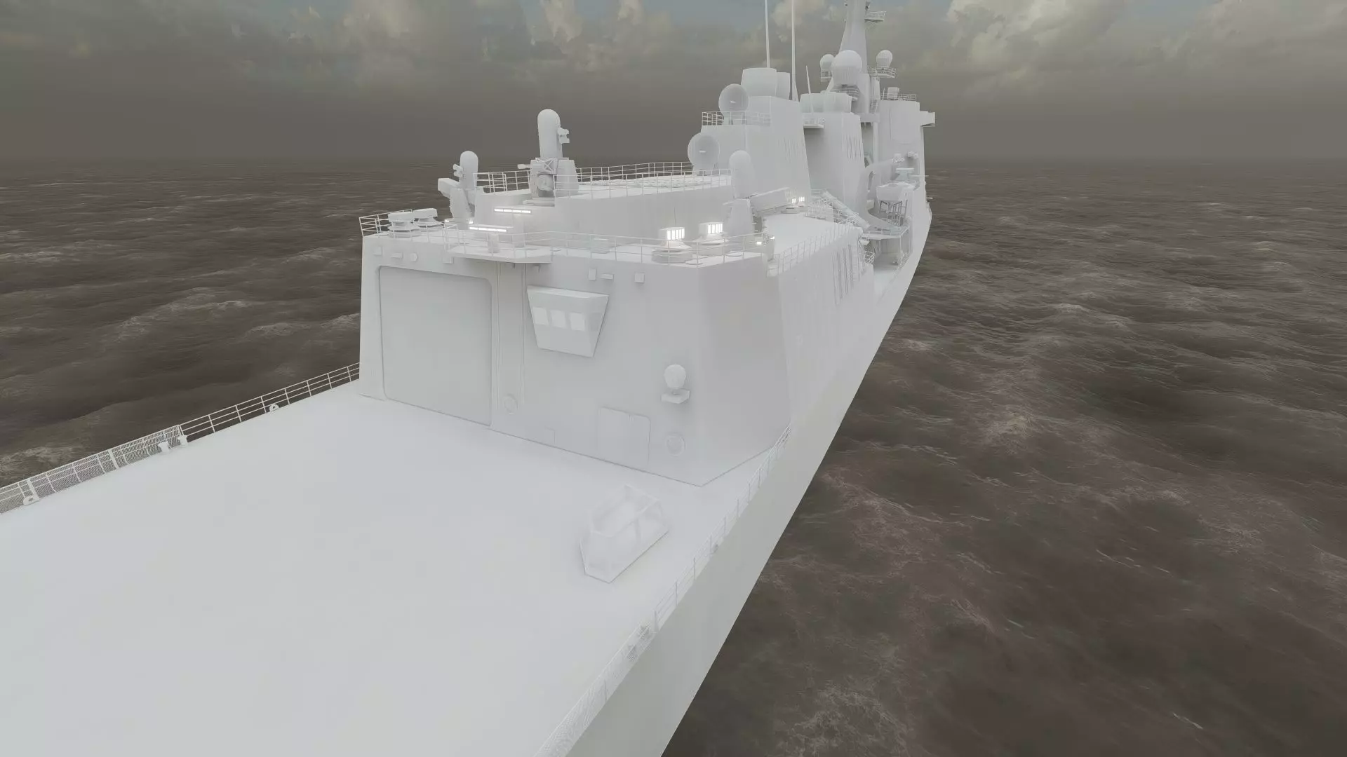 US NAVY USSN DESTROYER 3D model_40