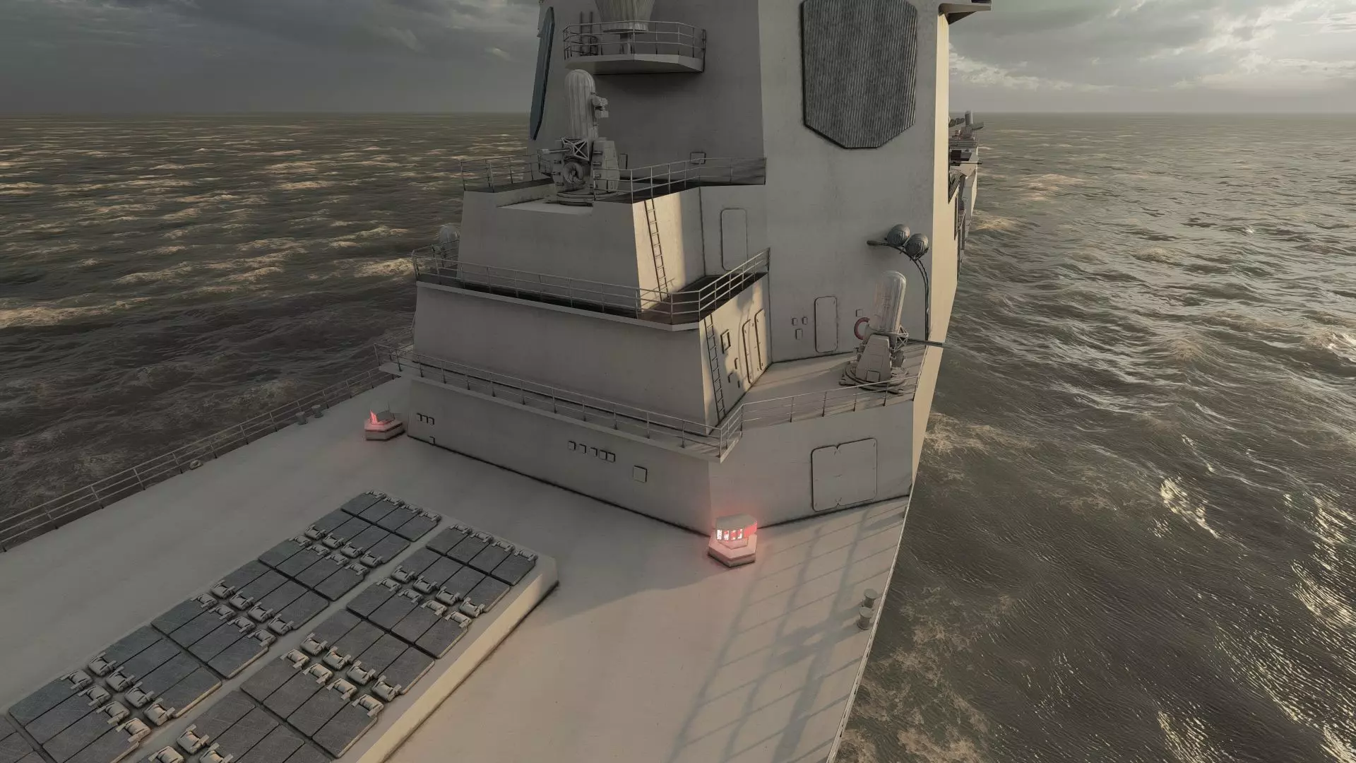 US NAVY USSN DESTROYER 3D model_23
