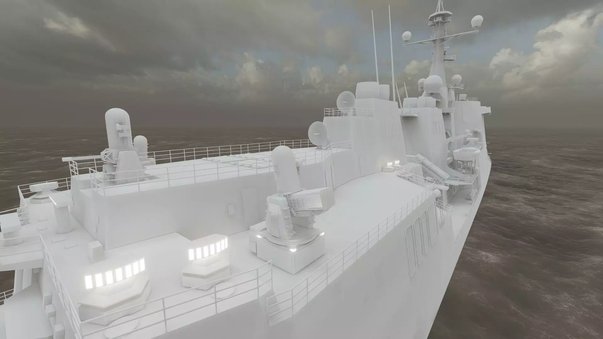 US NAVY USSN DESTROYER 3D model_41