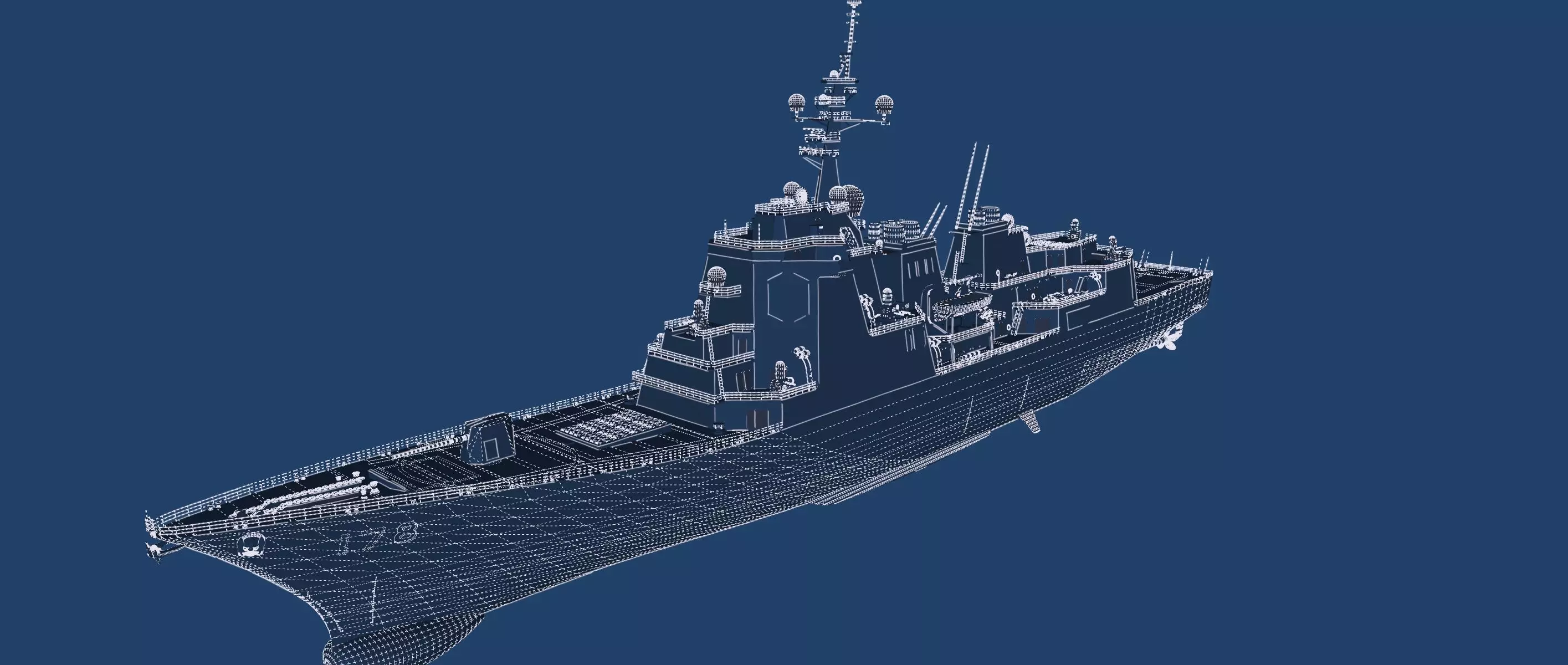 US NAVY USSN DESTROYER 3D model_47