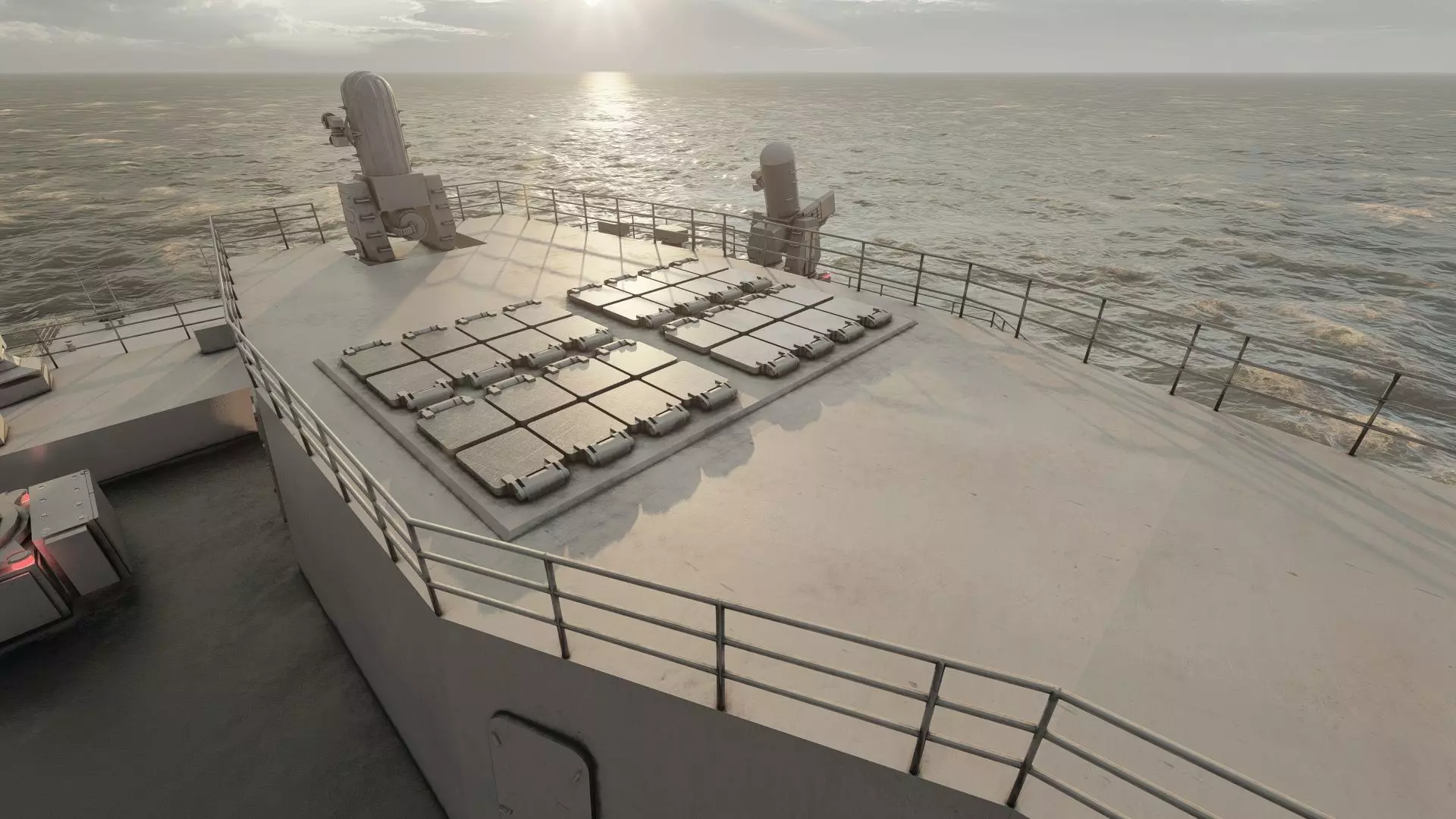 US NAVY USSN DESTROYER 3D model_34