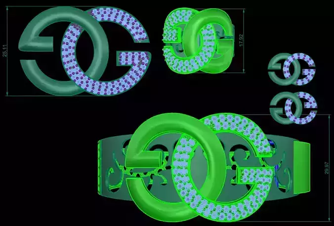 jewelry set full stone diamond