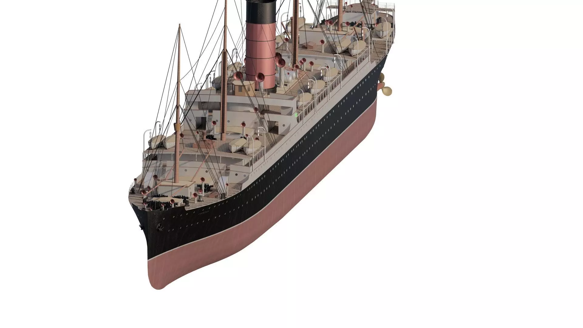 RMS Carpathia 3D model_1