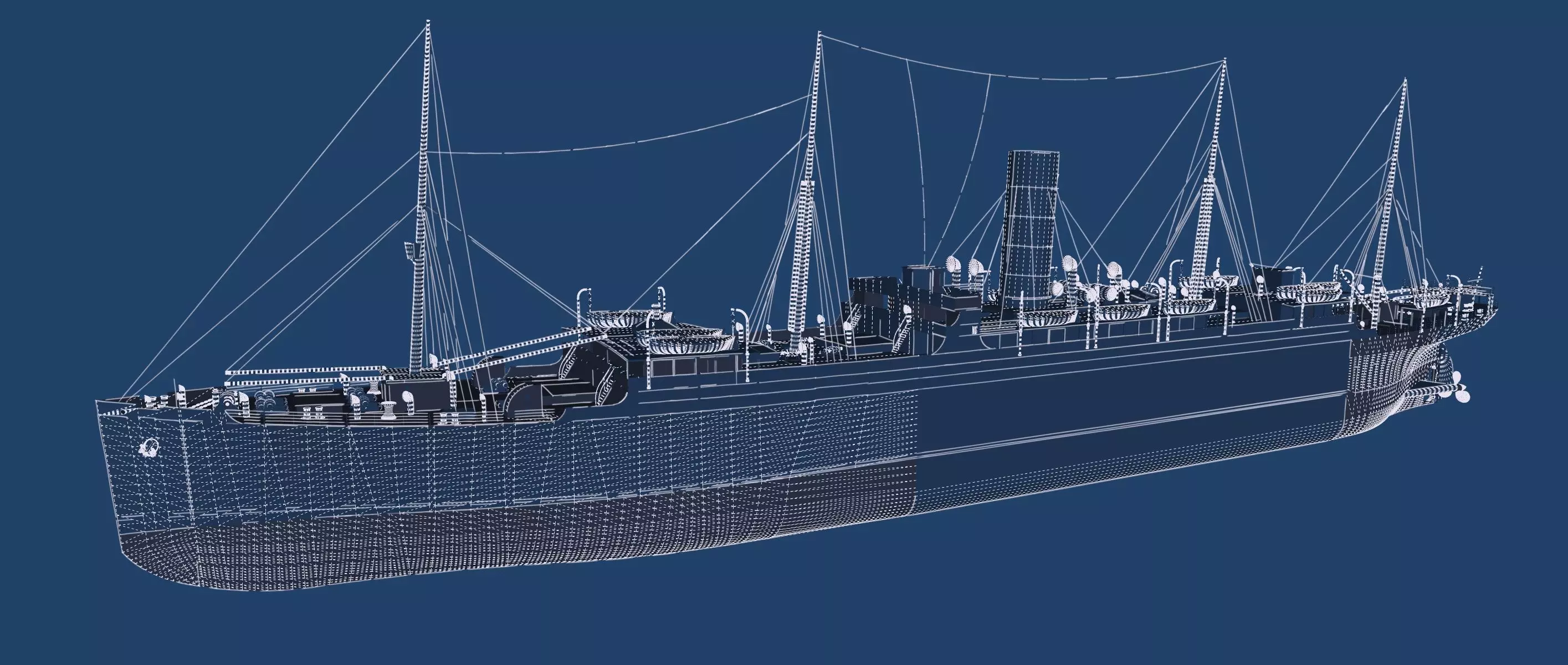 RMS Carpathia 3D model_46