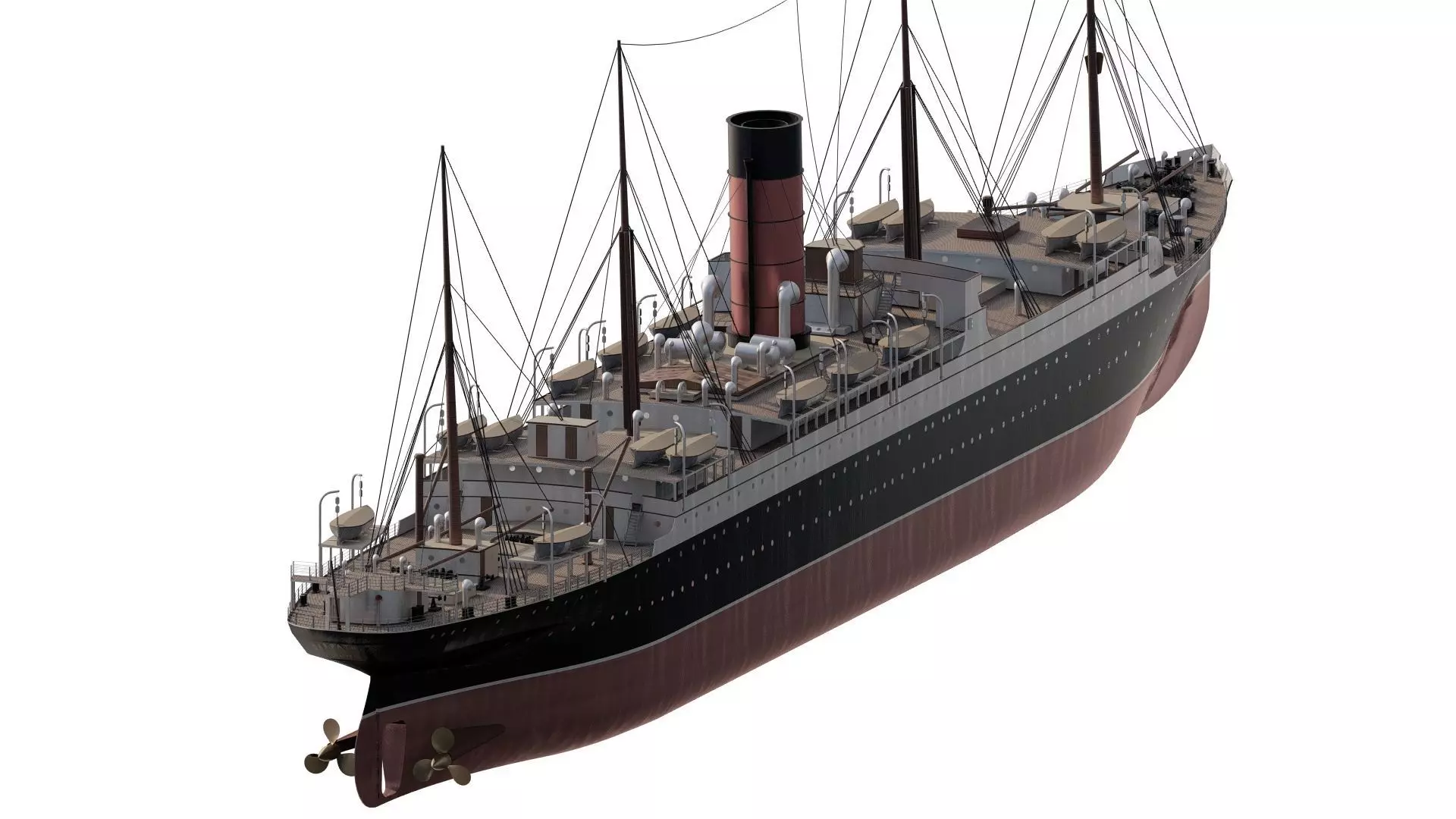 RMS Carpathia 3D model_5