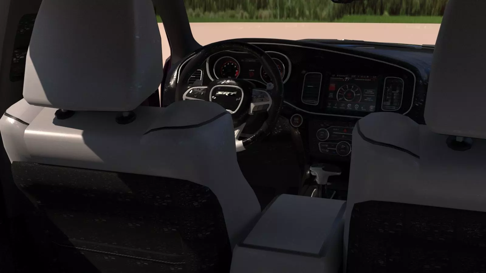 Dodge Charger SRT Hellcat 2020 with Detailed Interior 3D model_18