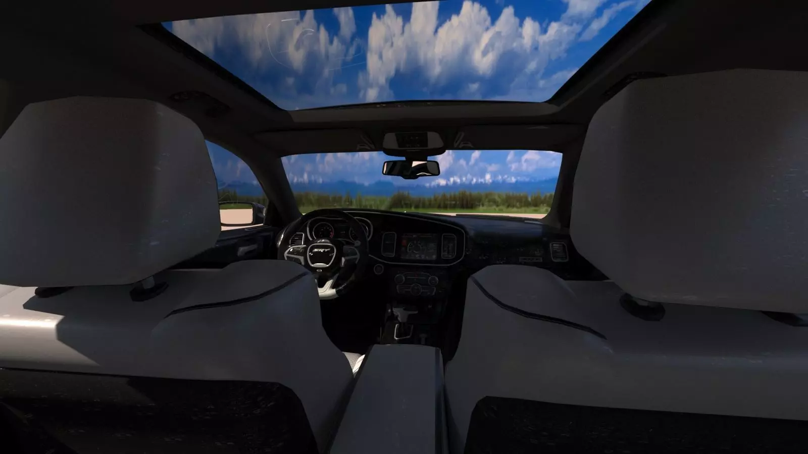 Dodge Charger SRT Hellcat 2020 with Detailed Interior 3D model_14