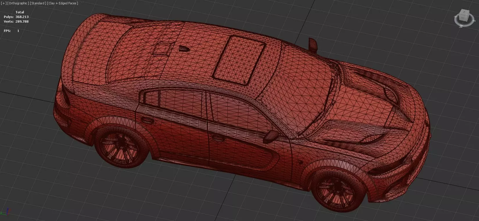 Dodge Charger SRT Hellcat 2020 with Detailed Interior 3D model_27