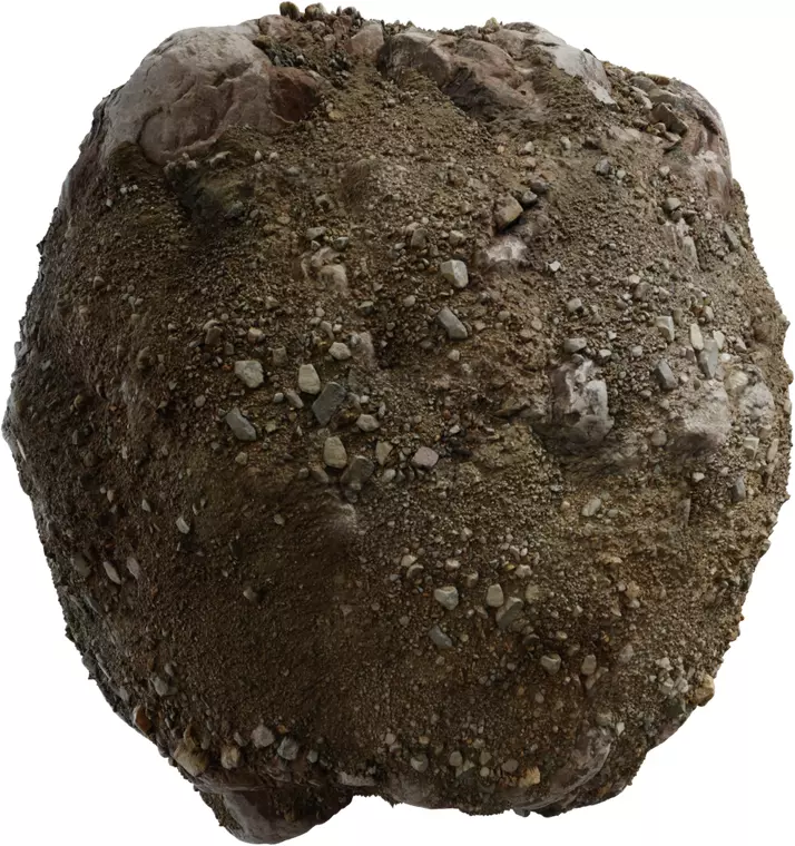Ultra Realistic Rocky Soil Ground With Pebbles Texture_0