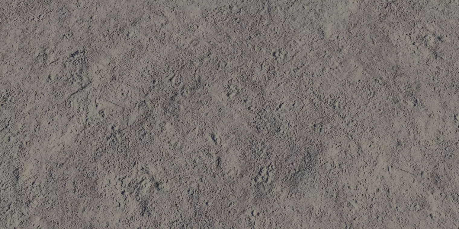 Ultra Realistic Dry Grey Soil Ground Texture_1