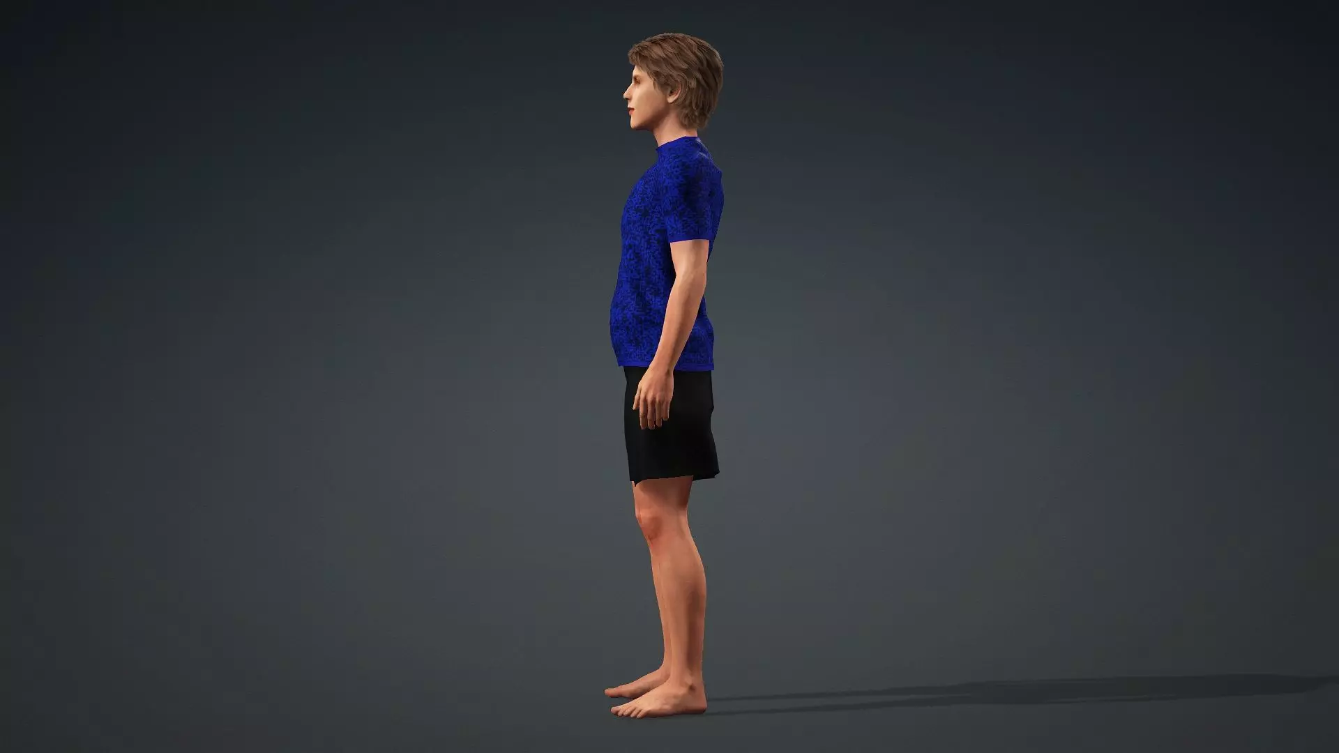 Realistic 3D Human Teen 3D model_4