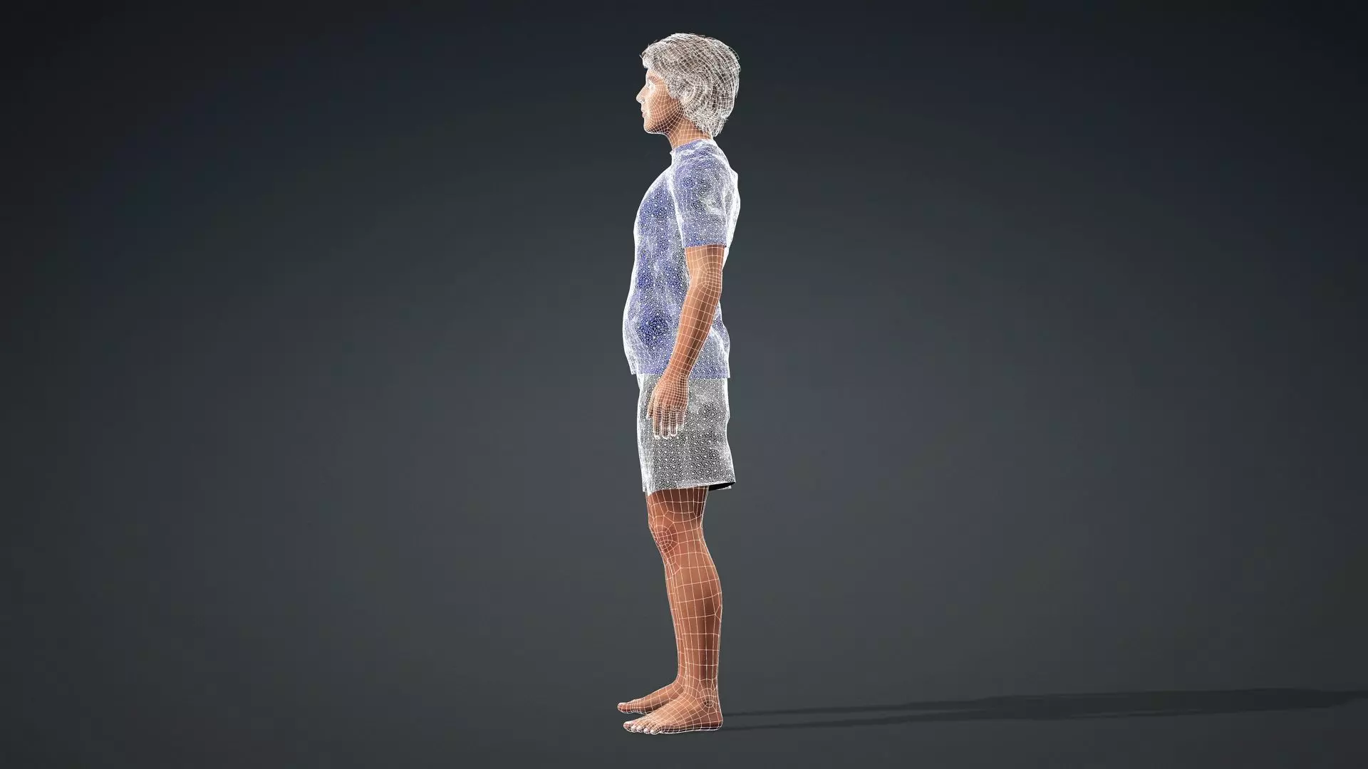 Realistic 3D Human Teen 3D model_14