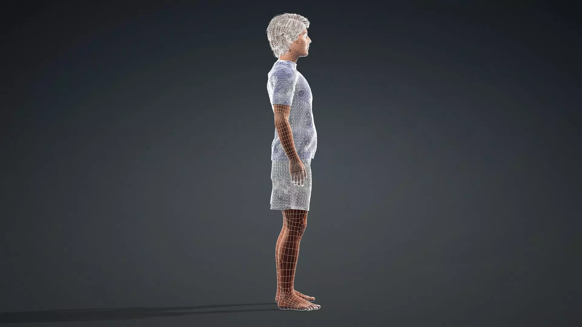 Realistic 3D Human Teen 3D model_13