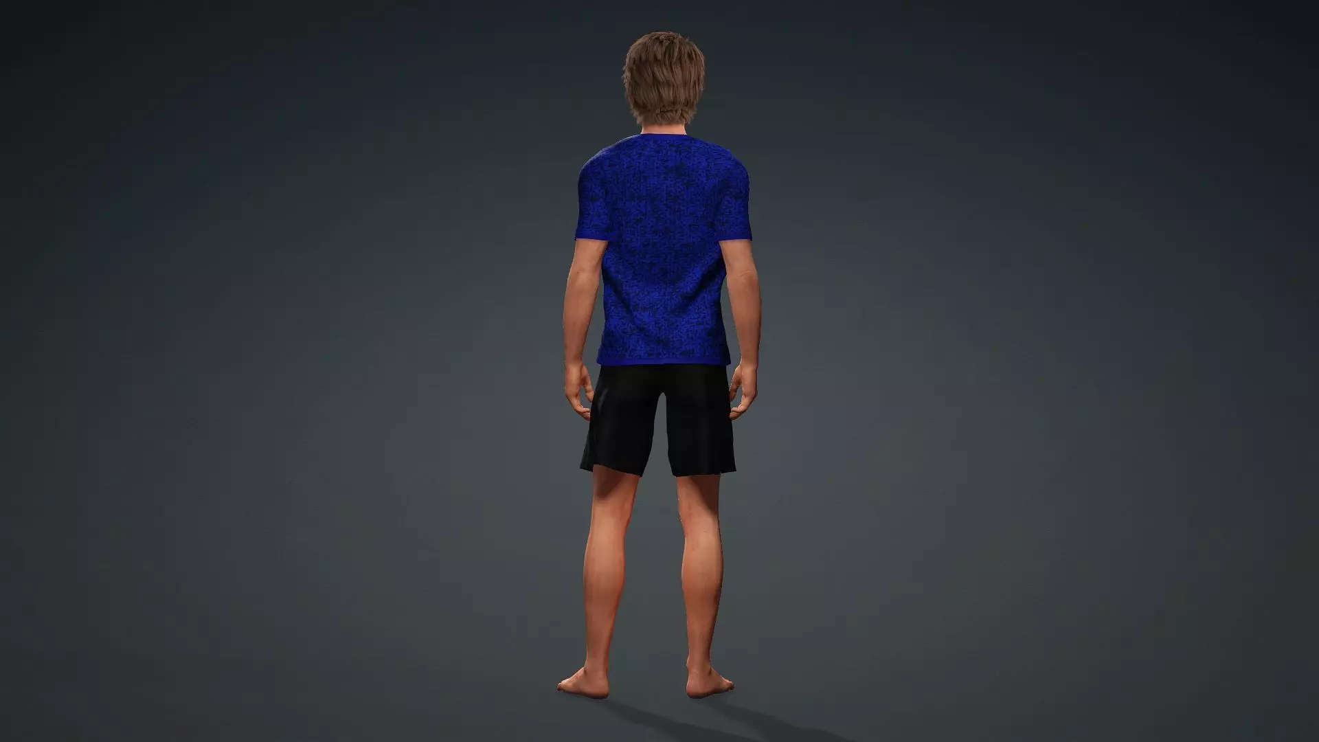 Realistic 3D Human Teen 3D model_5