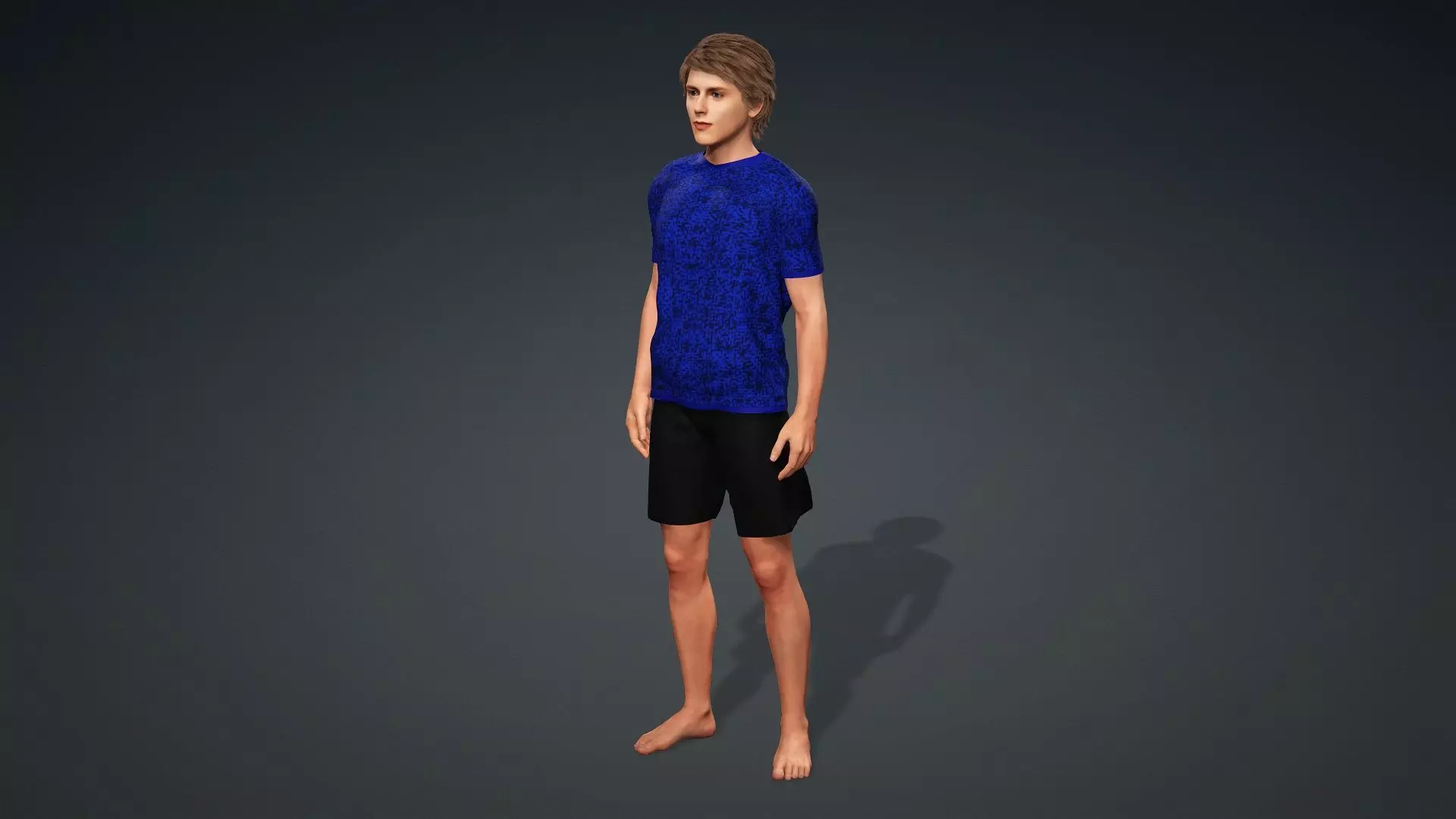 Realistic 3D Human Teen 3D model_11