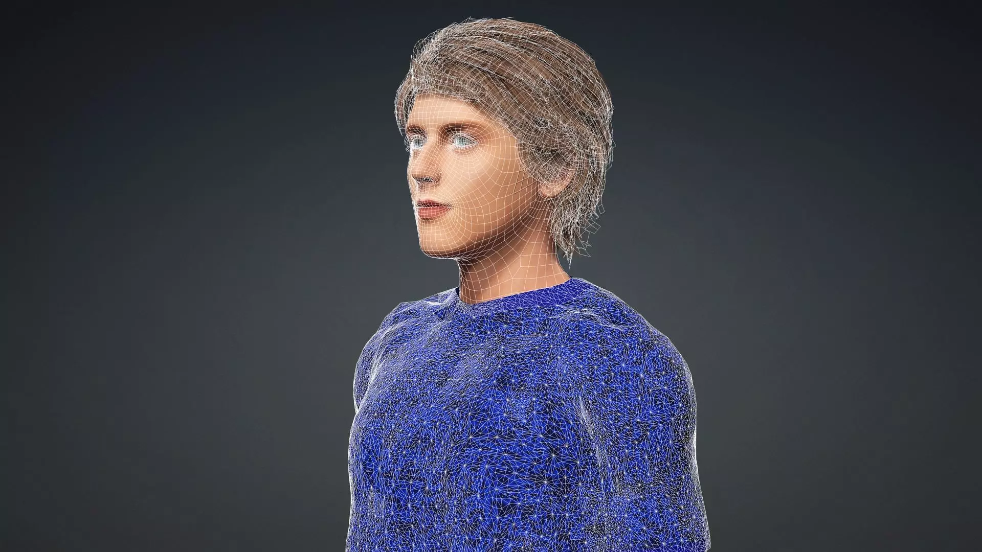 Realistic 3D Human Teen 3D model_18