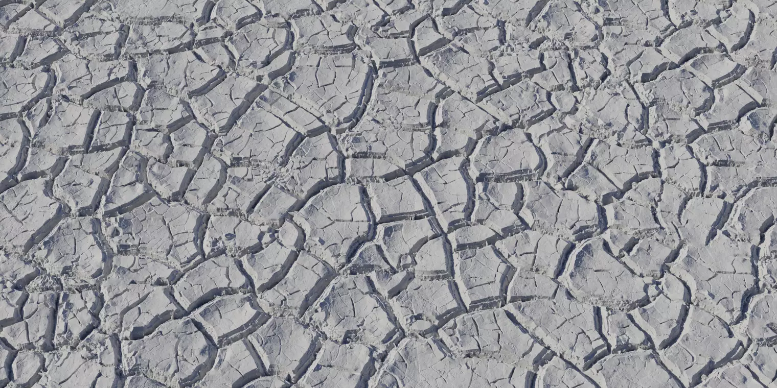 Dry Cracked Desert Soil Ground Texture_2