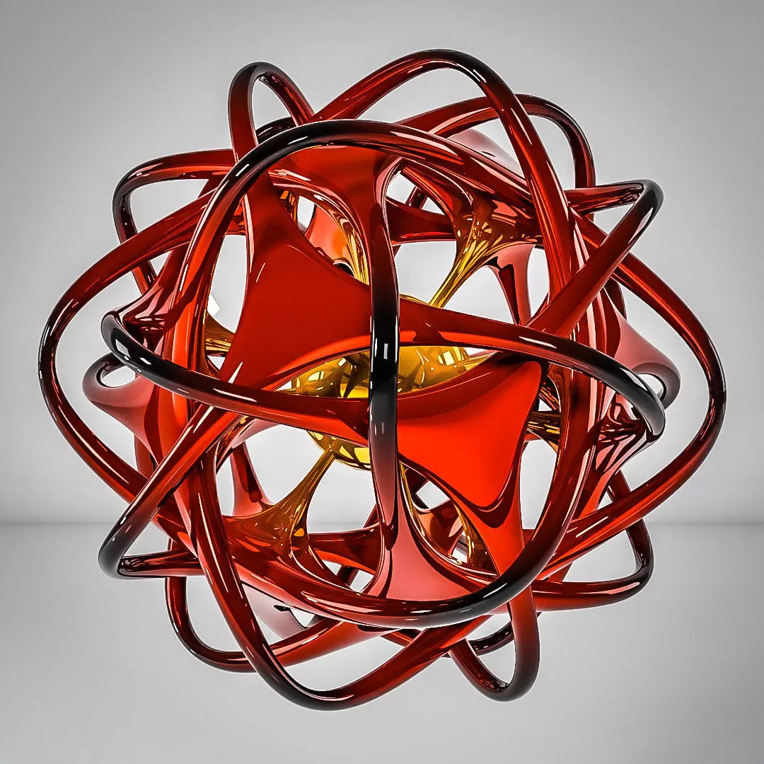 Intersected Icosahedron 3D model_3