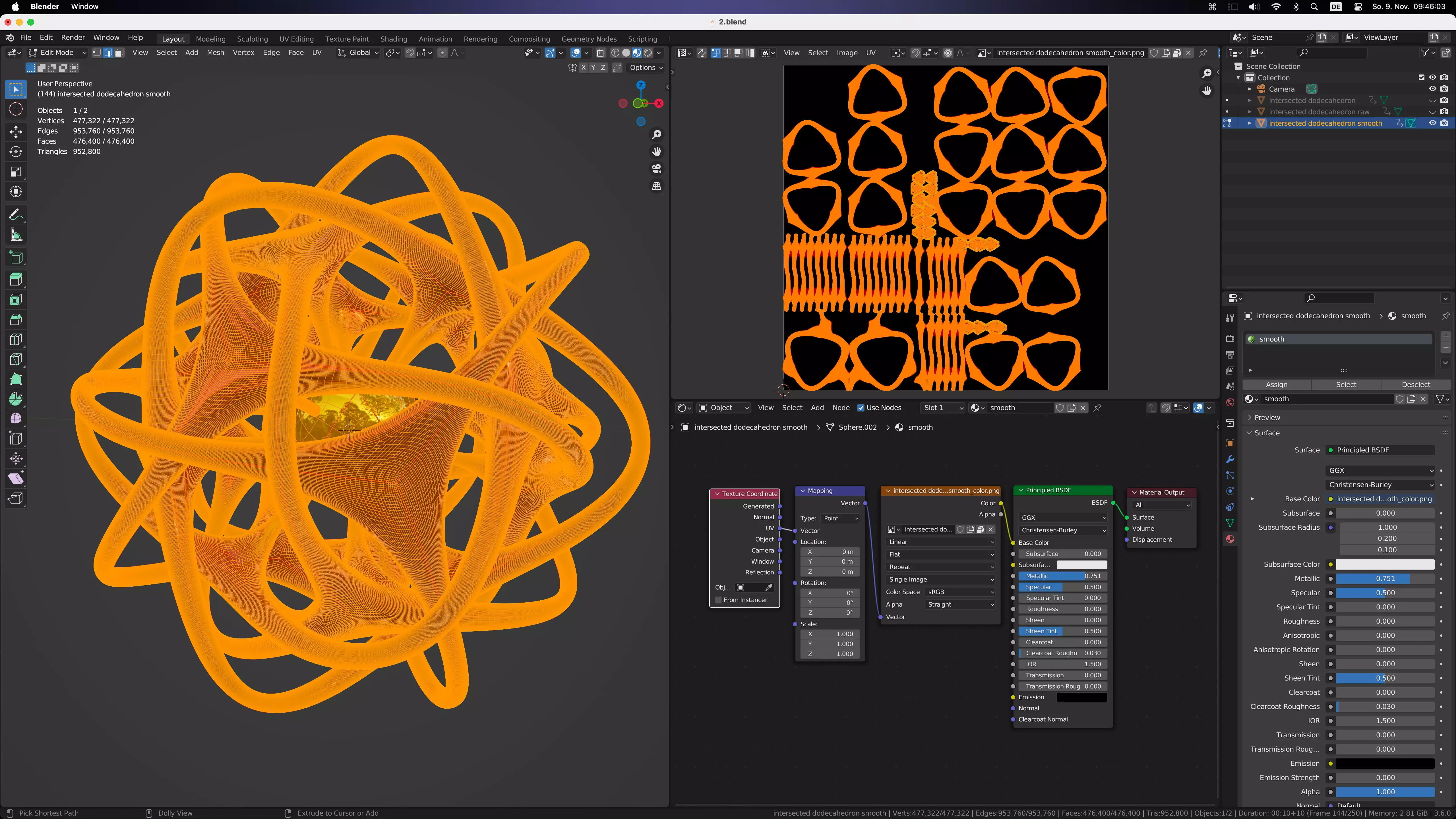 Intersected Icosahedron 3D model_5