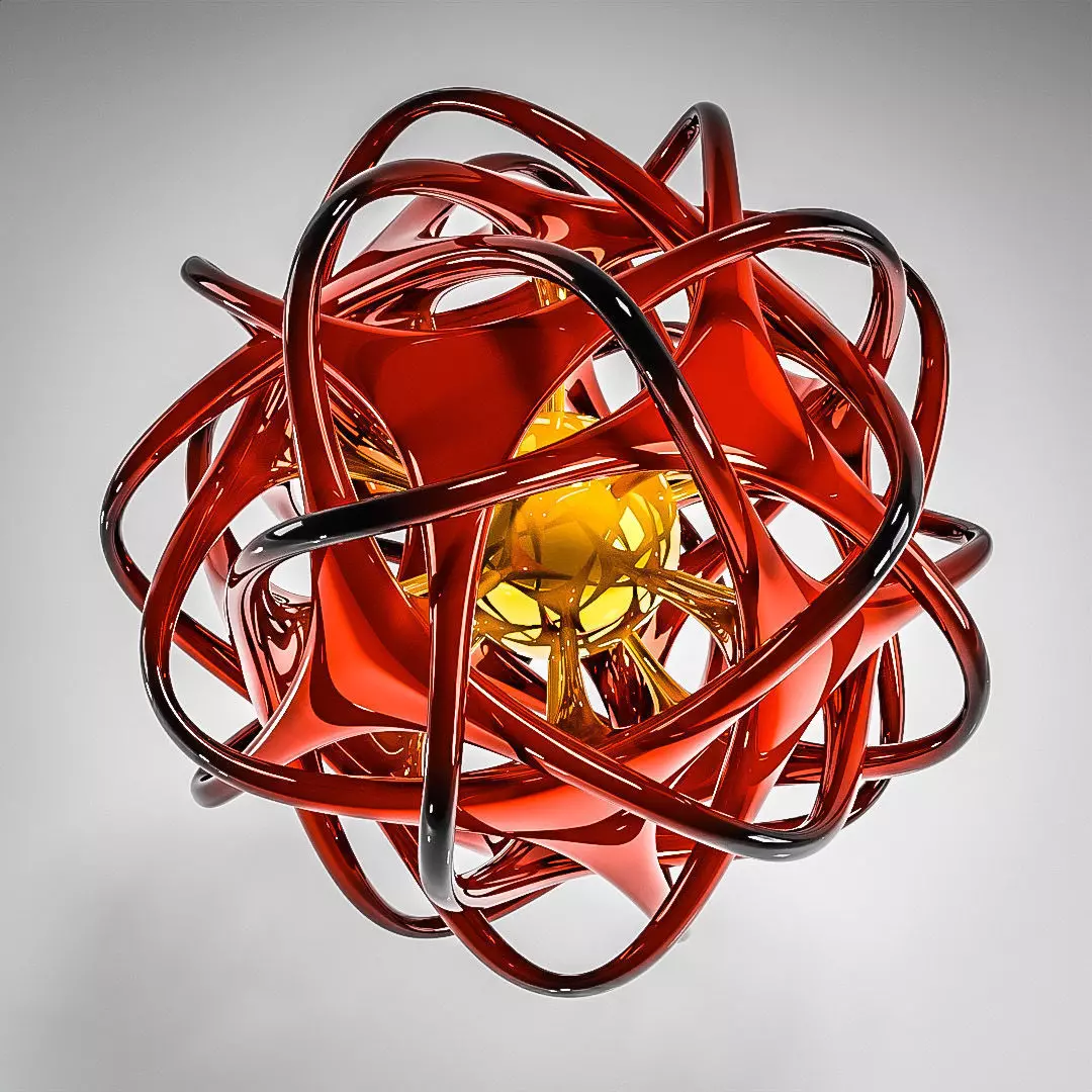 Intersected Icosahedron 3D model_0