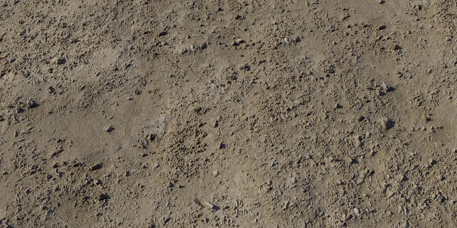 Realistic Sandy Soil Ground PBR Texture Texture_1