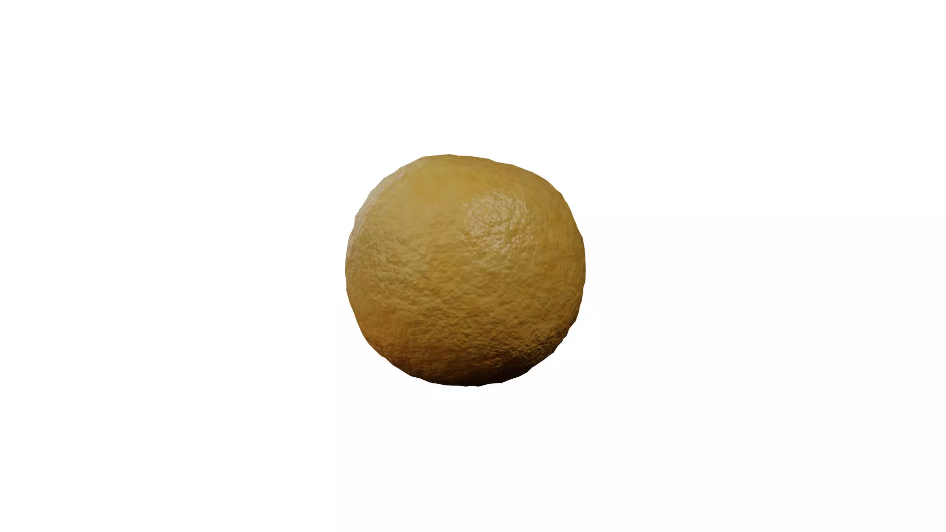 Round Tofu 3D model_2