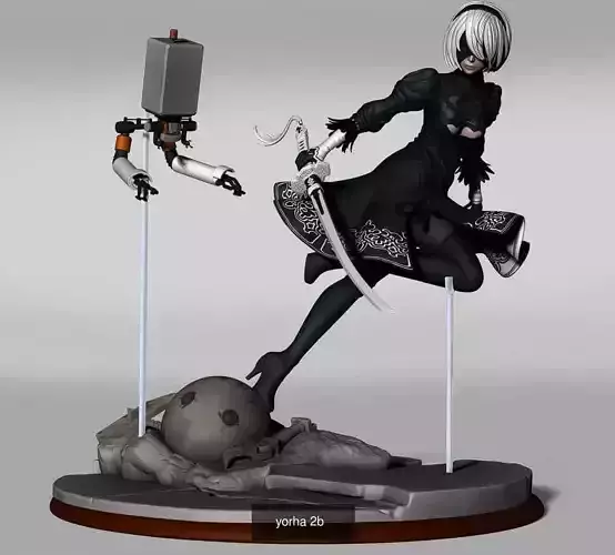 YoRHa No2 Type B 2B  Premium Assembly Figure