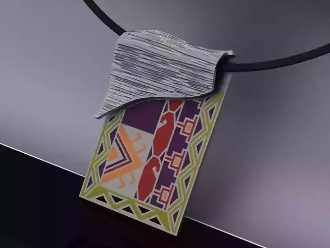 Armenian Carpet Pendant Jewelry Silver