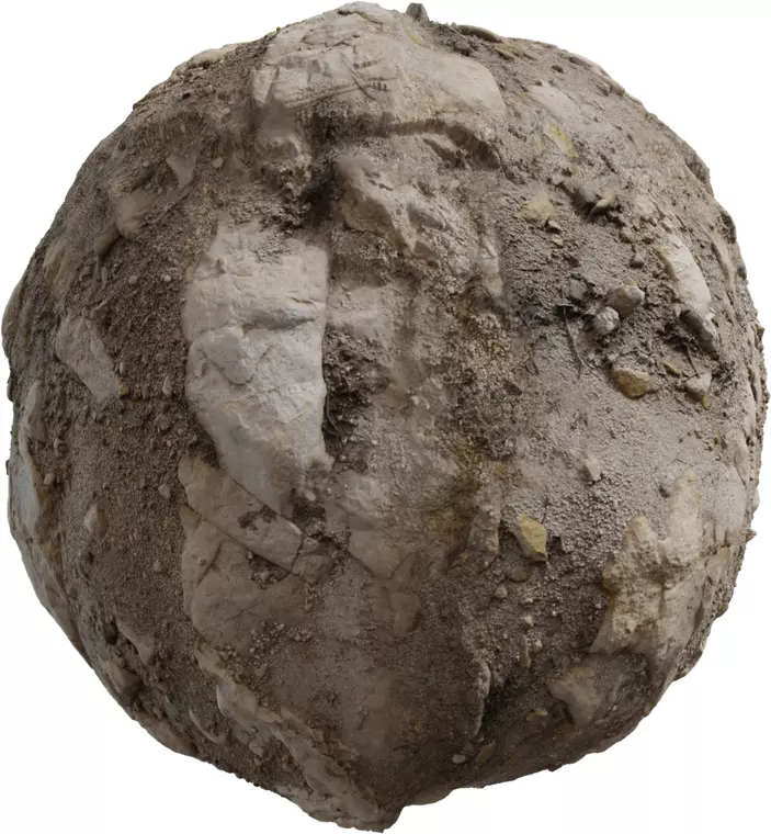 Layered Bedrock With Compact Soil PBR Texture Texture_0