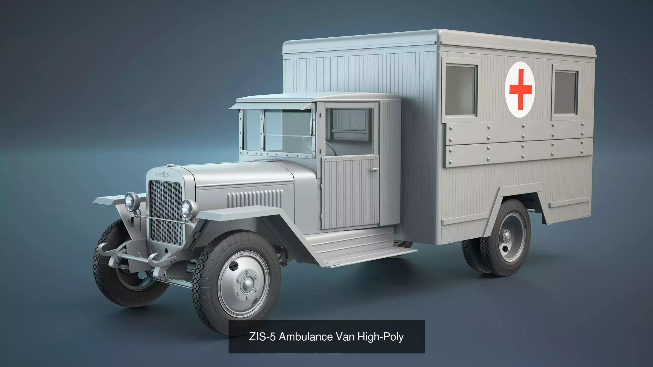 ZiS Trucks High-Poly Collection _3