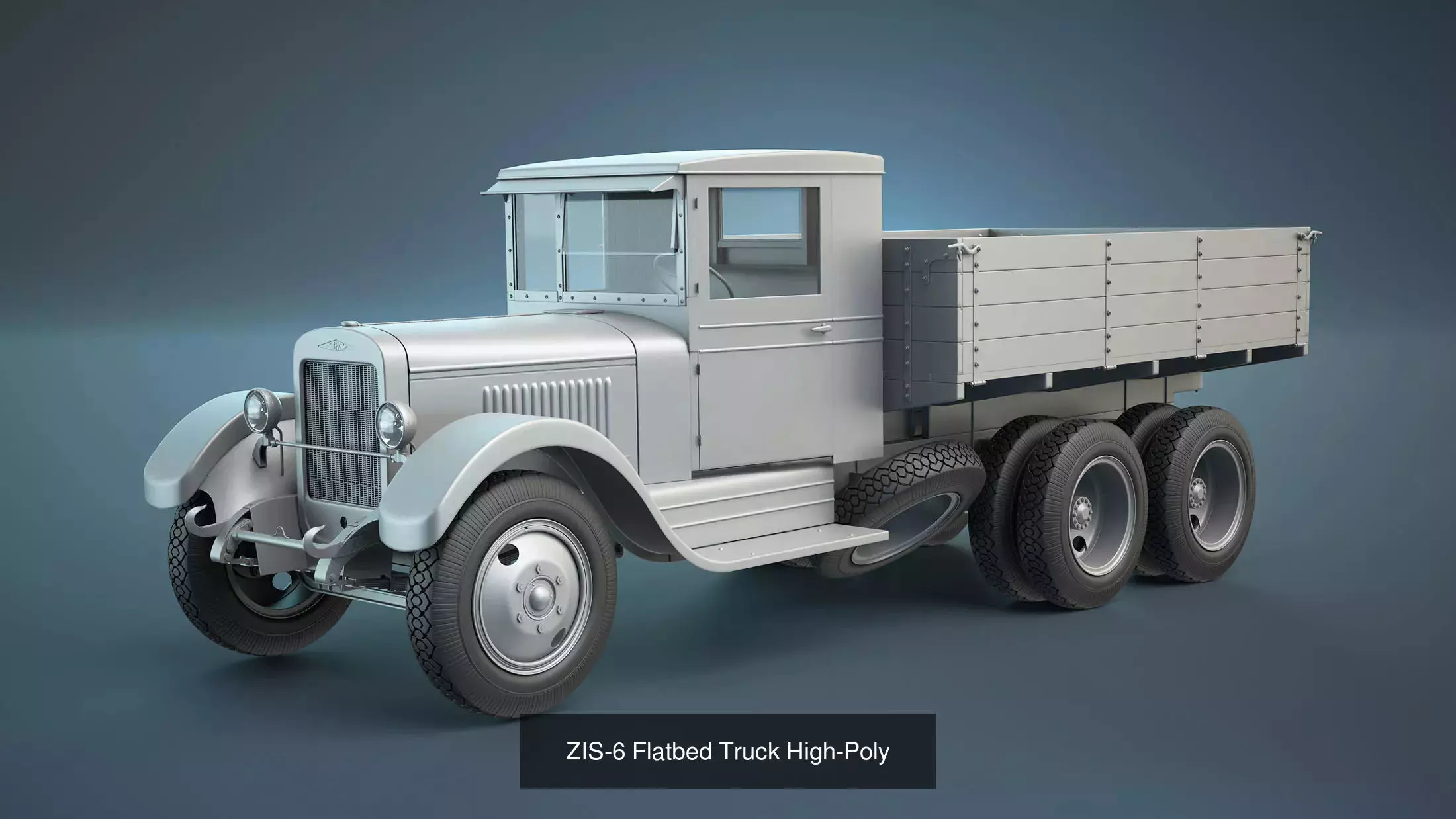 ZiS Trucks High-Poly Collection _7