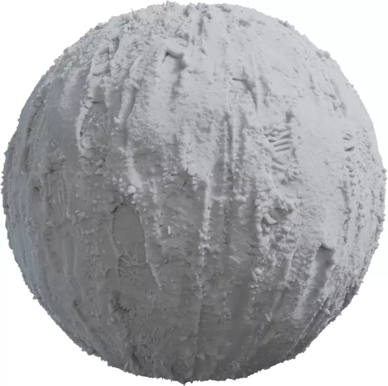 Snowy Footprints Ground PBR Texture Texture_0