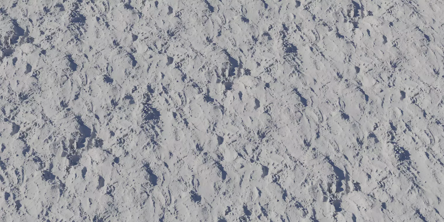 Soft Mud With Footprints PBR Texture Texture_2