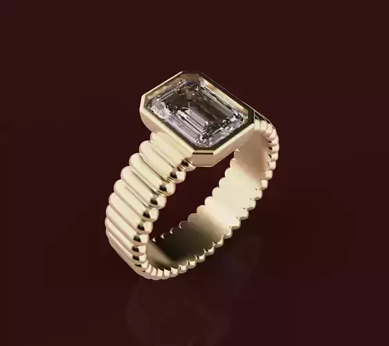 Stylish Contemporary Jewelry Ring