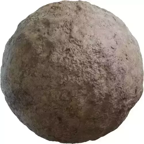 Dusty Clay Rock Surface PBR Texture