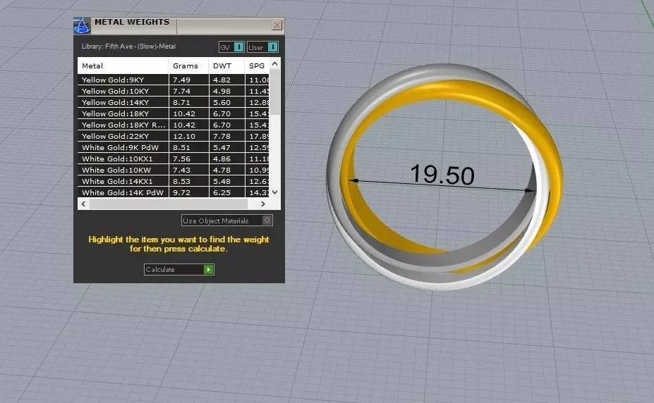 Cartie Trinity ring 3D print model_11
