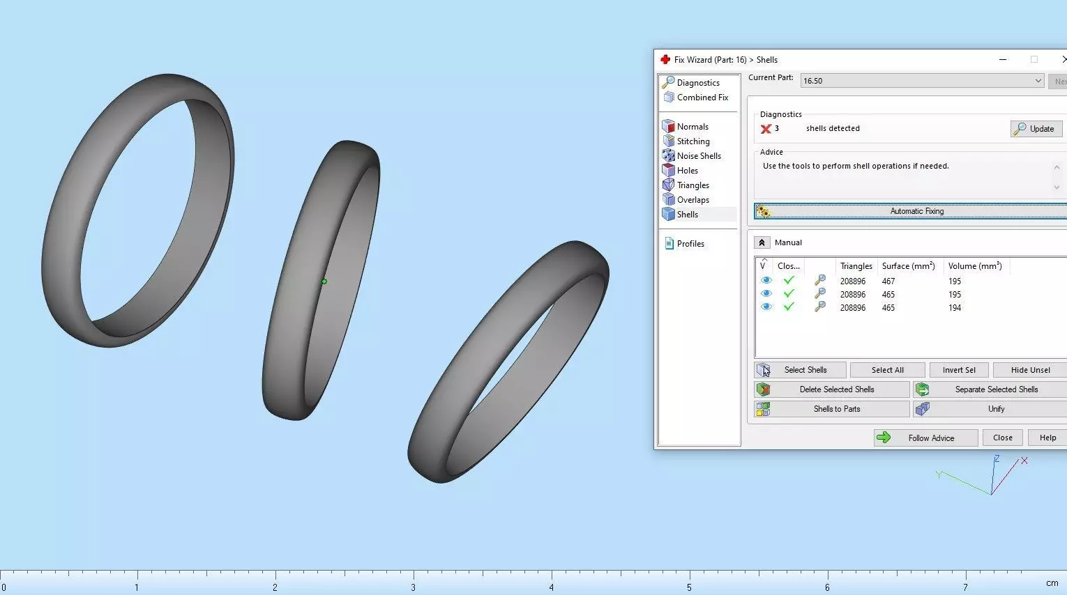 Cartie Trinity ring 3D print model_19