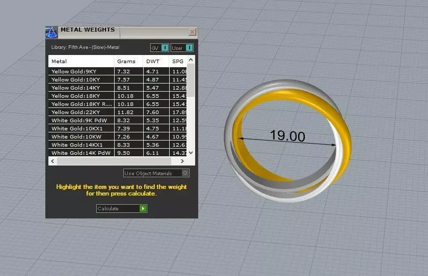 Cartie Trinity ring 3D print model_10