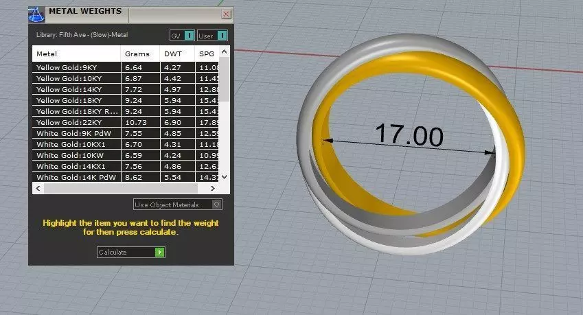 Cartie Trinity ring 3D print model_14