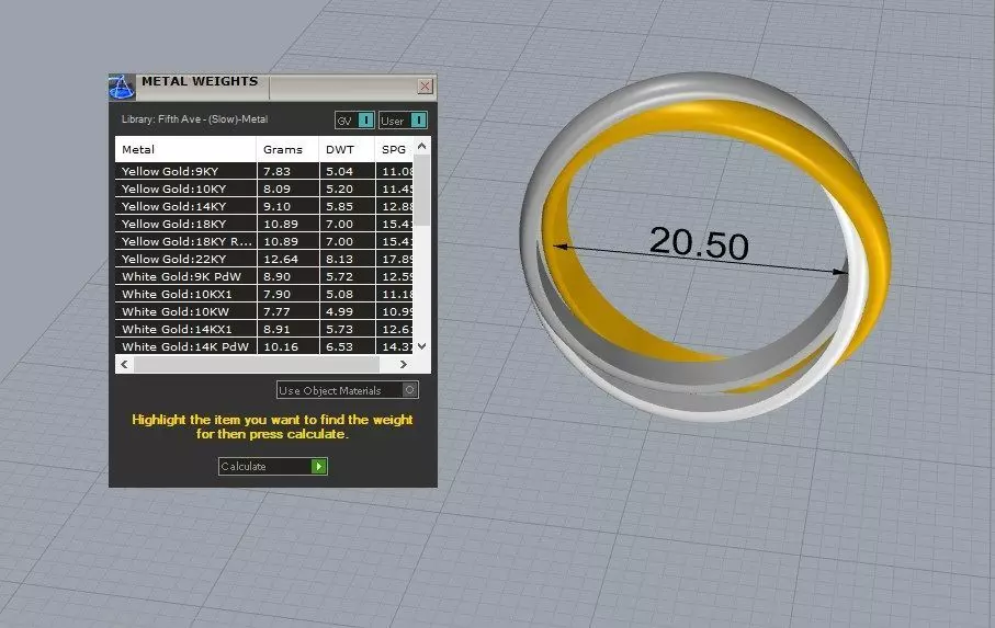 Cartie Trinity ring 3D print model_9