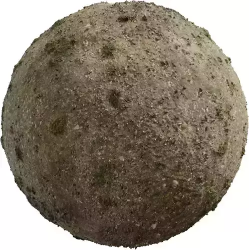 Dusty Hardpan With Sparse Weeds PBR Texture