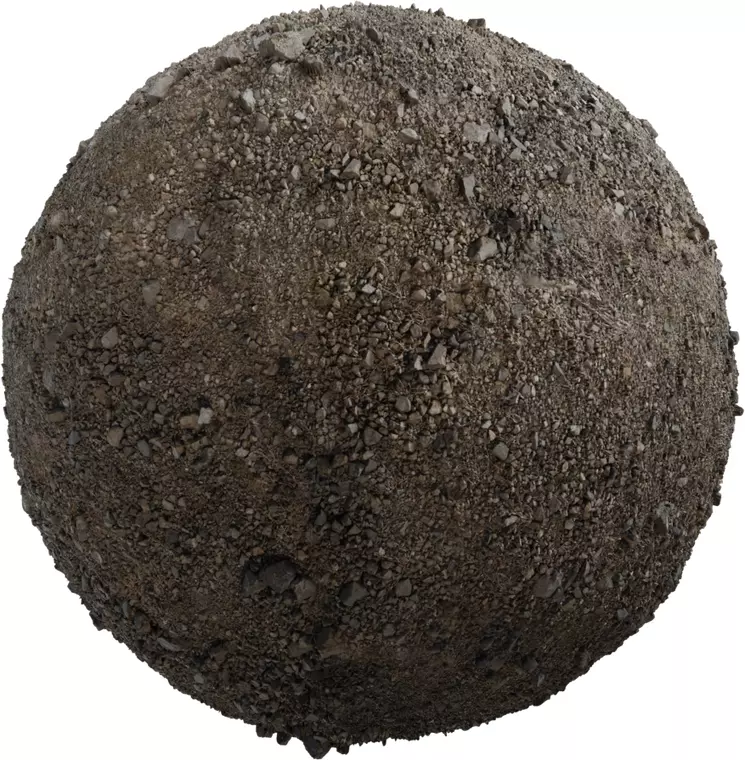 Rugged Gravel Scree Ground PBR Texture Texture_0
