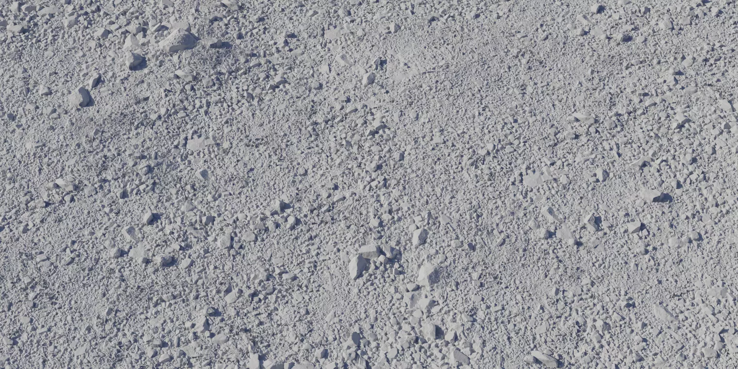 Rugged Gravel Scree Ground PBR Texture Texture_2