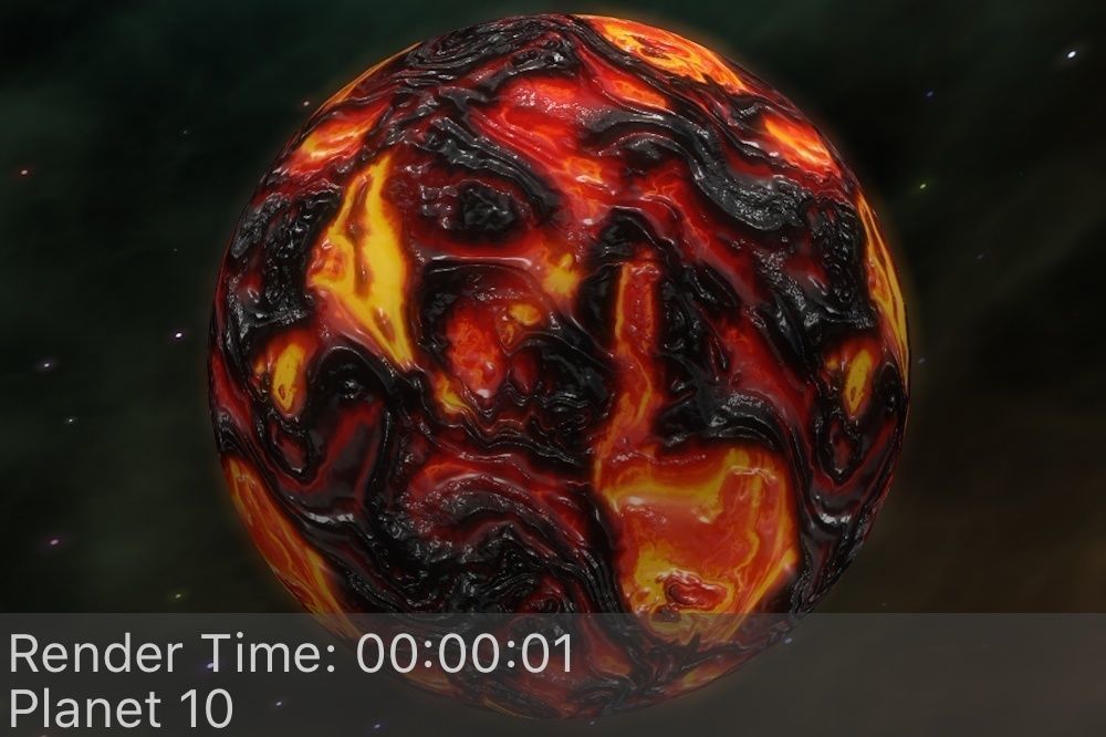 The Ultimate Planet Package Low-poly 3D model_10