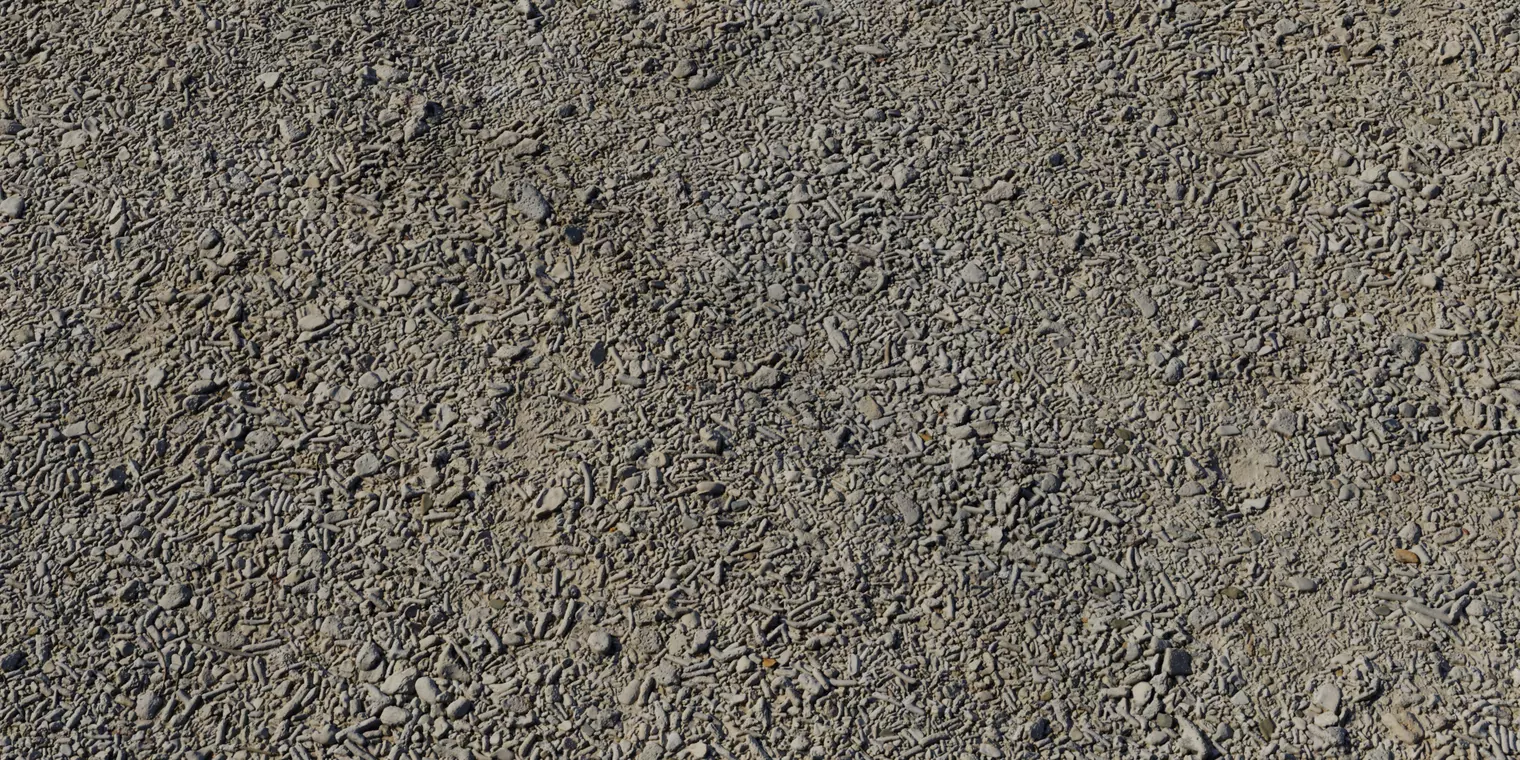 Crushed Limestone Fines Ground PBR Texture Texture_1