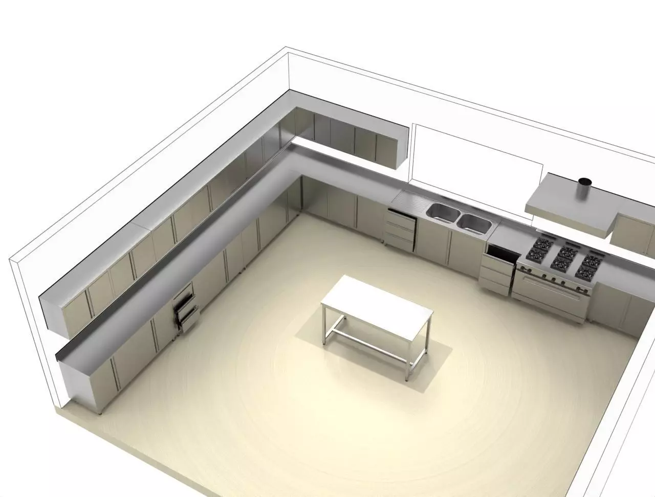 KITCHEN 84 3D model_2