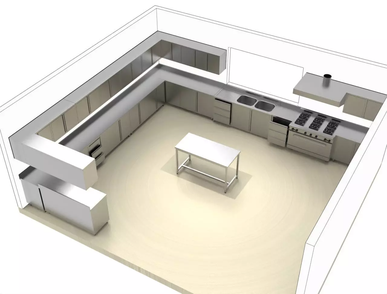 KITCHEN 84 3D model_1